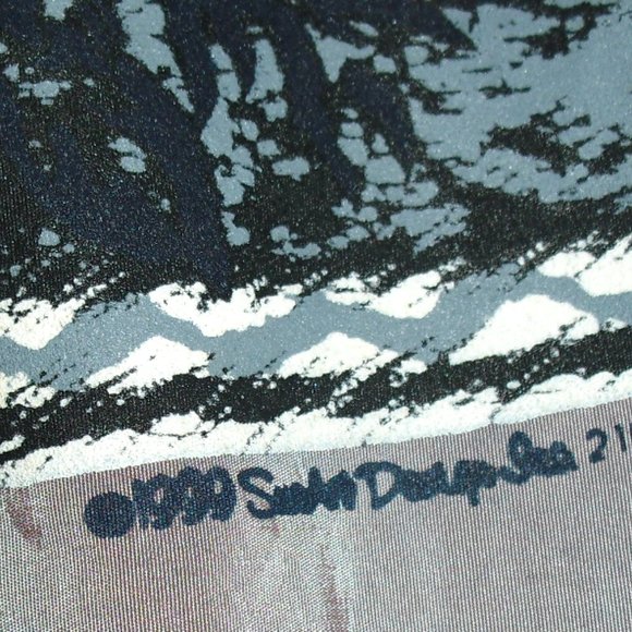 Surf Style Cocoa Beach Florida Mens 90s Iridescent Windbreaker Jacket sz Medium - Picture 3 of 5